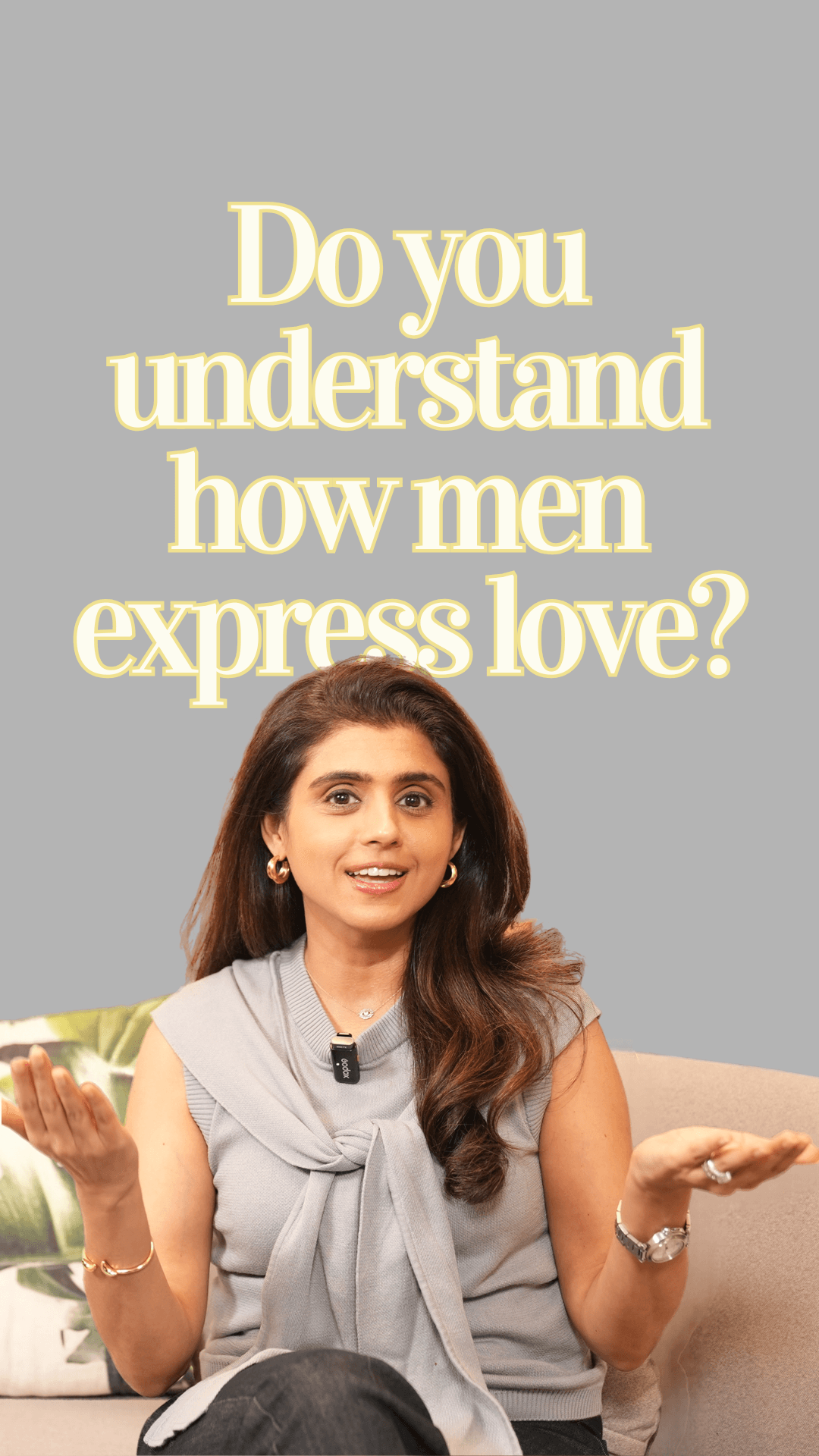 Do you understand how men express love?